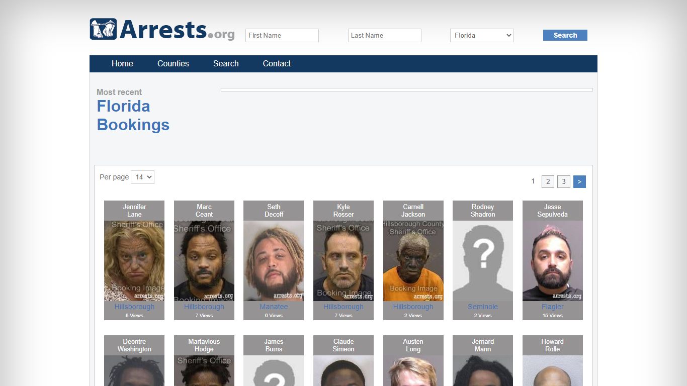 Hillsborough County Arrests and Inmate Search