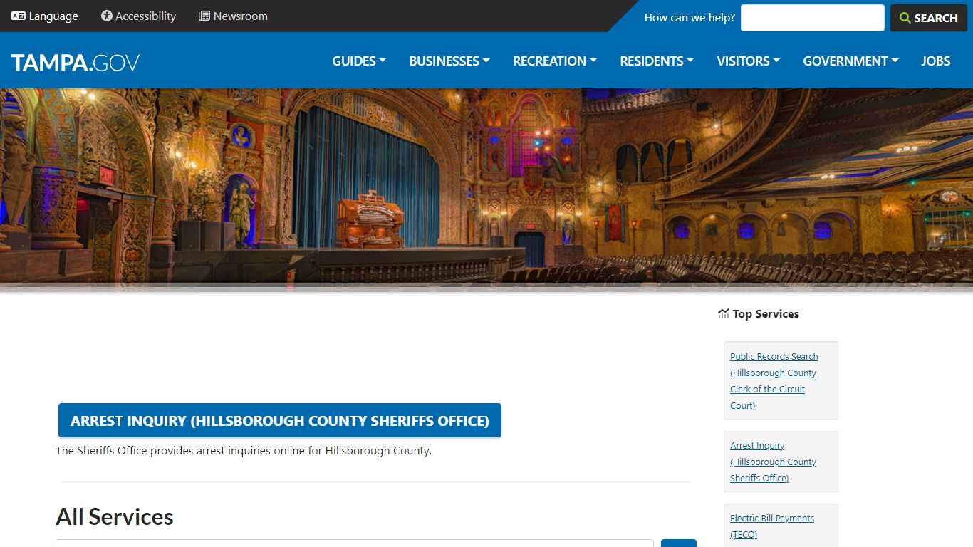 Arrest Inquiry (Hillsborough County Sheriffs Office ...